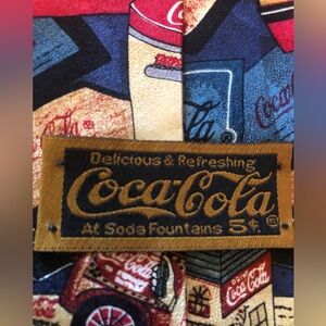 Coca Cola silk necktie